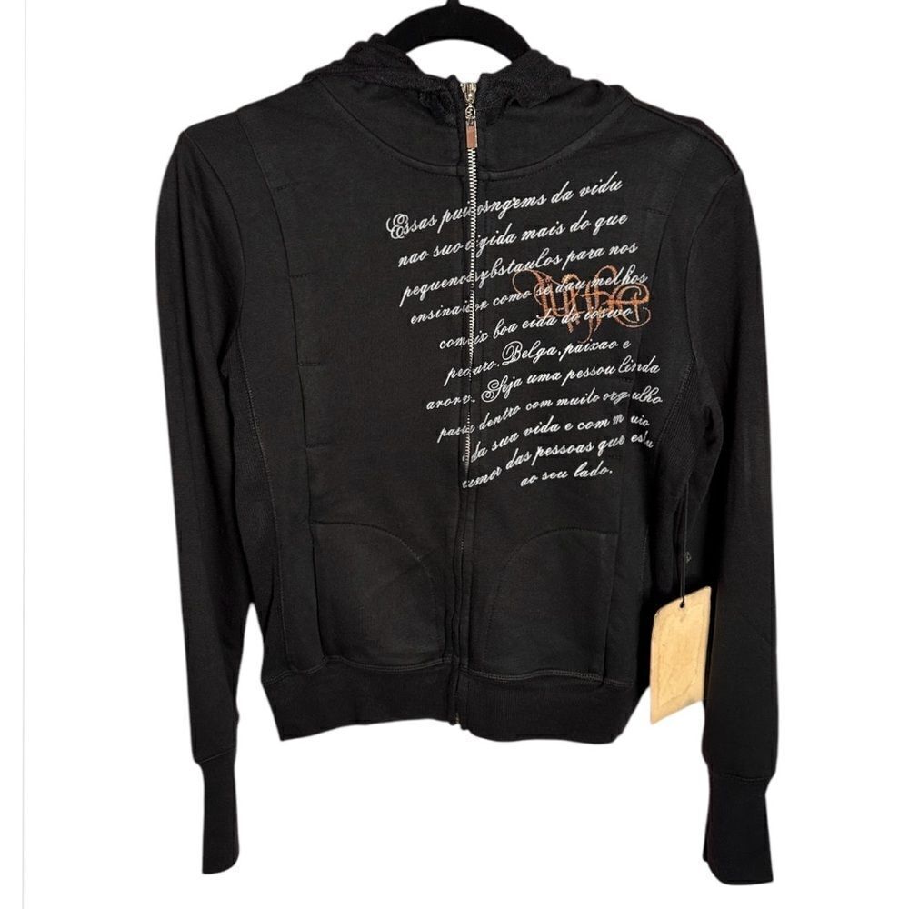 Love Stitch Hoodie Size Large NWT